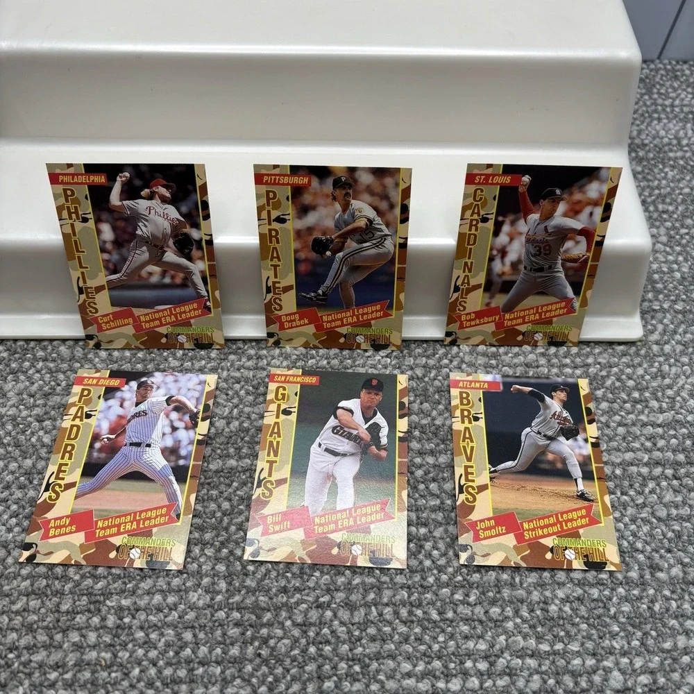 1993‎ Topps Coca-Cola Commanders of the Hill Baseball Card Set 30 Cards